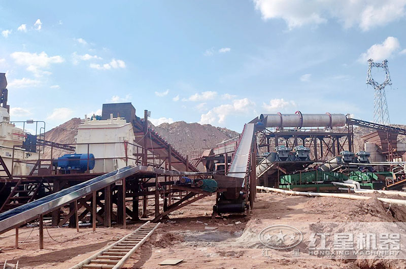 固定式建筑垃圾處理現場實拍 固定式建筑垃圾處理現場實拍