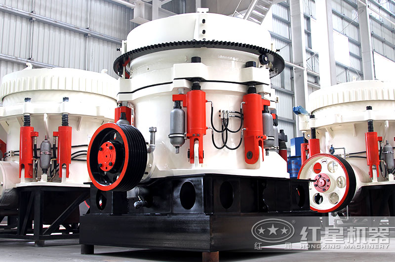 圓錐式破碎機(jī)立體結(jié)構(gòu)，占地面積小